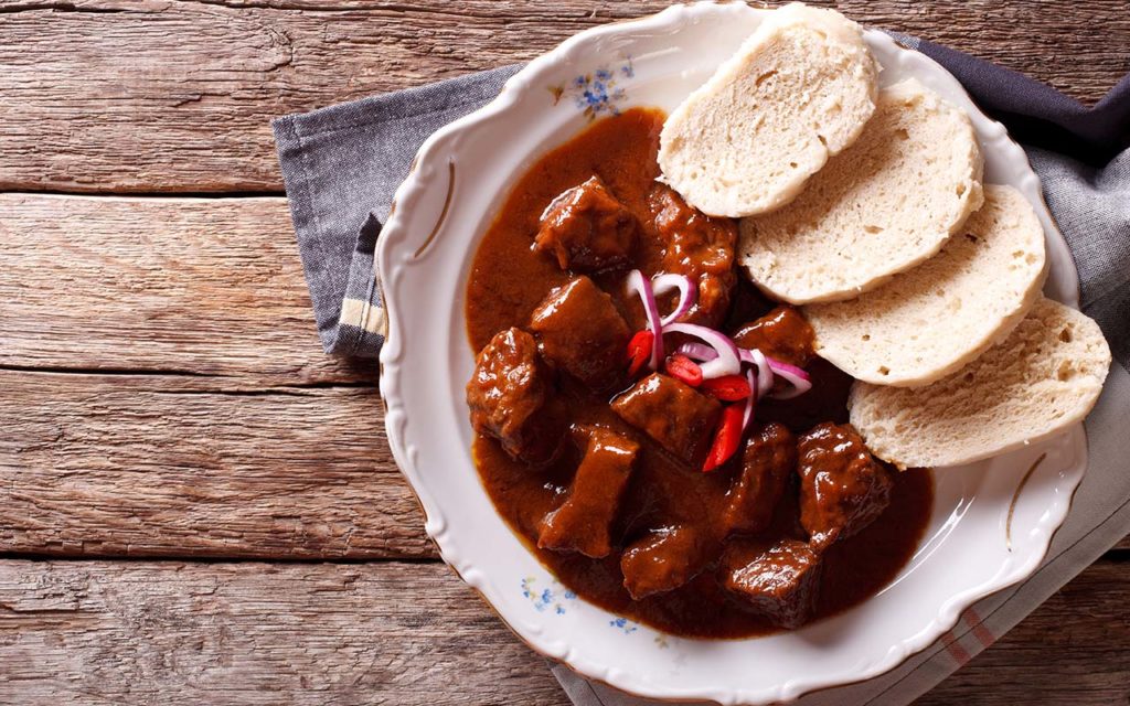 Czech food goulash traditional republic prague recipe choose board