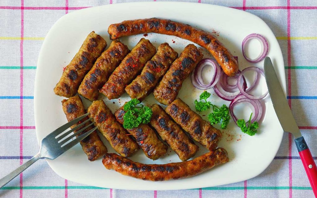 Kebapi macedonian food