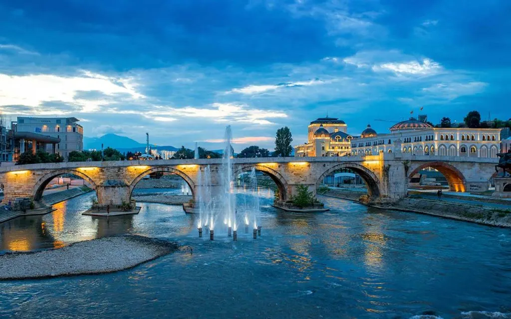 Walk Across the Stone Bridge - things to do in Skopje