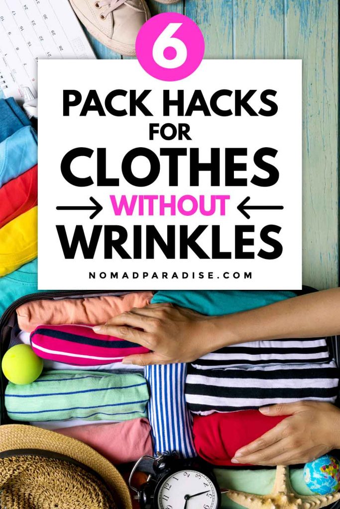 How to Get Wrinkles Out of Clothes When Traveling