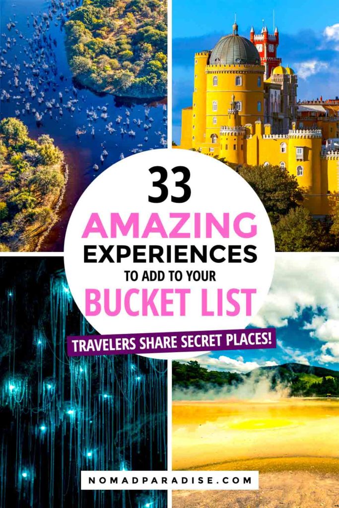 bucket list travel experiences reddit