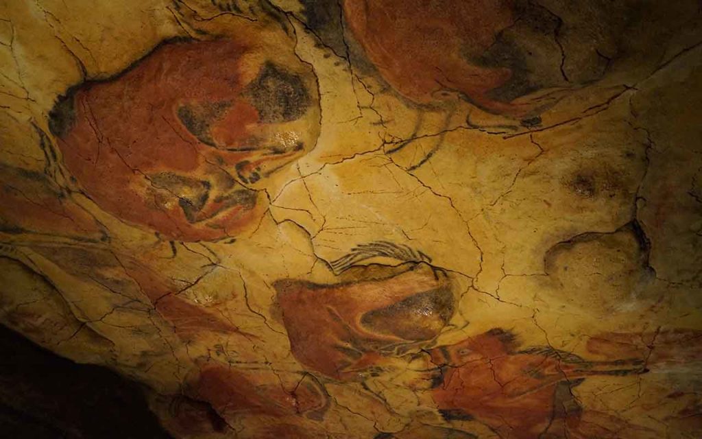 Ancient Palaeolithic Cave Art in Spain
