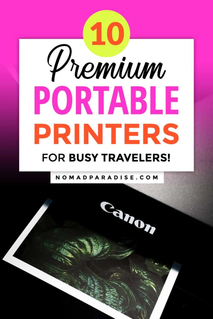 10 Best Portable Printers for Busy Travelers