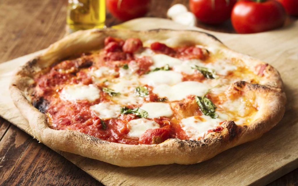 Mediterranean food: Pizza