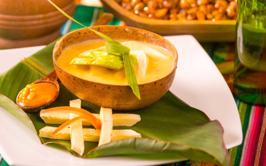 Ecuadorian food: locro de papa - potato stew