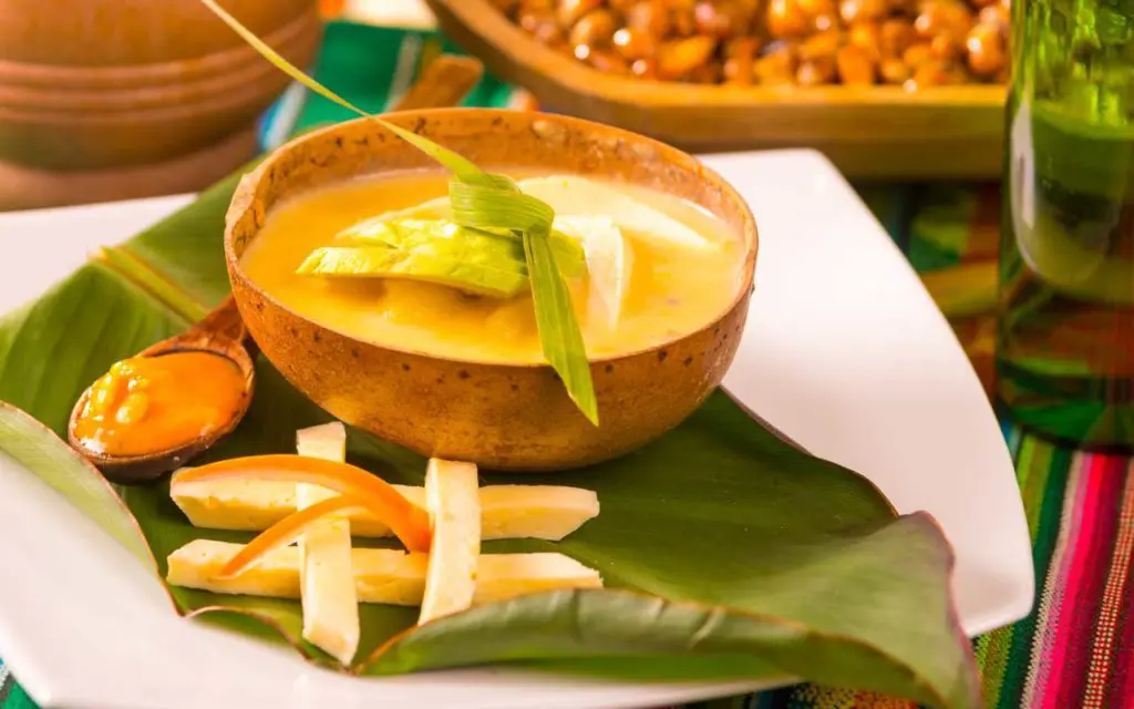 Ecuadorian food: locro de papa - potato stew