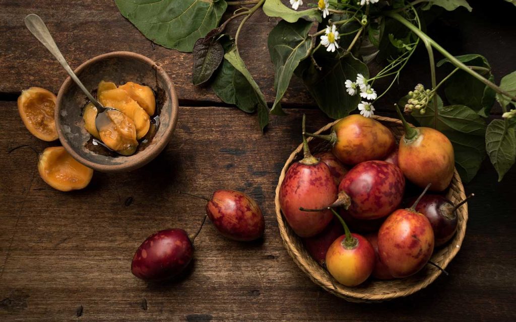 Ecuadoriansk mat: dulce de tomate de arbol - tre tomat søtsaker