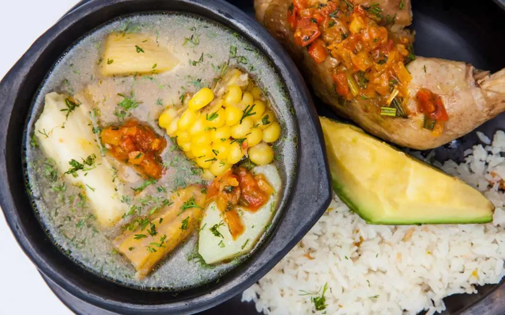 Colombian soup: Sancocho (Chicken/Beef/Fish Soup)