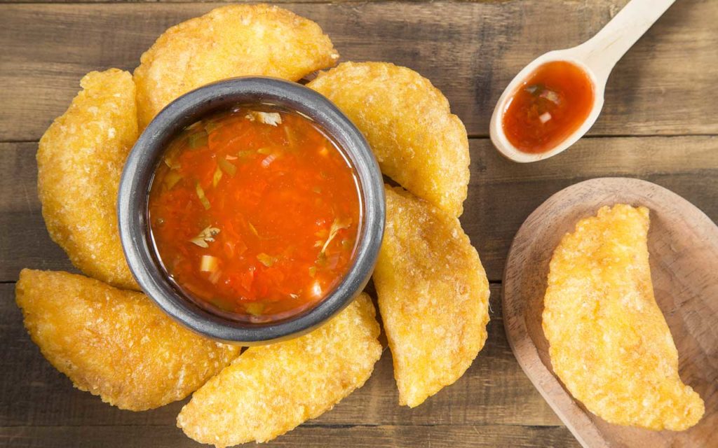 Colombian food: Empanadas (Deep-Fried Maize Pockets)