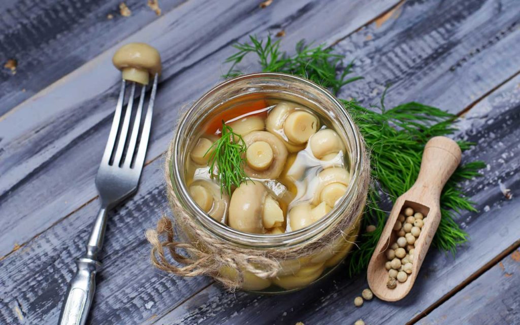 Russian Food: Solenie Gribi (Солёные Грибы) – Salted Forest Mushrooms