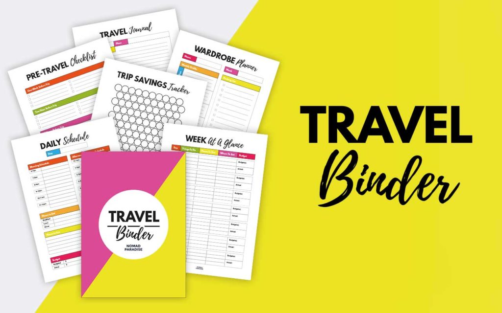 Travel Binder