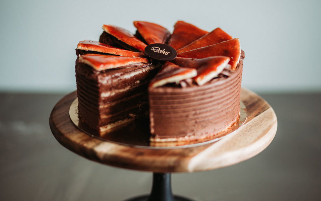 Hungarian Dessert: Dobos Cake