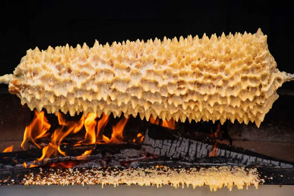 Lithuanian dessert: Šakotis (Tree Cake)