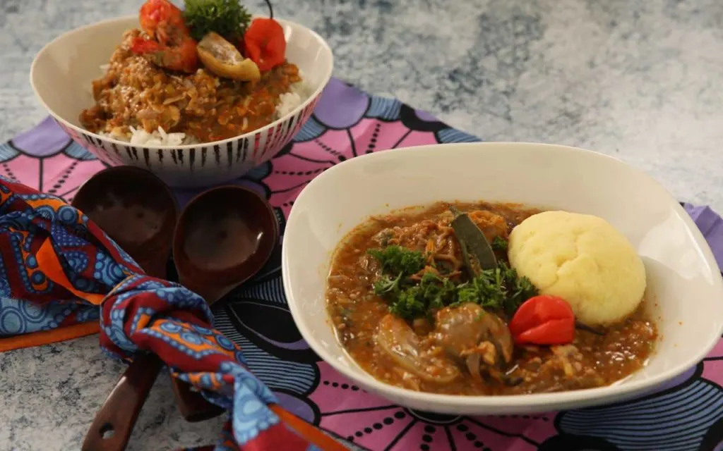 Nigerian food: Obe Ila Alasepo (Mixed Okra Soup)