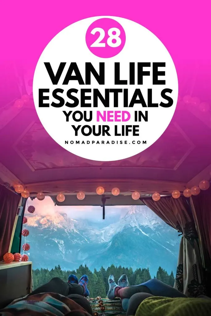 28 van life essentials you need in your life