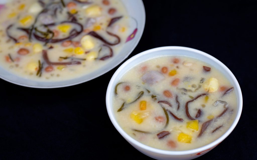 Vietnamese dessert: Chè Bà Ba – Sweet Potato & Tapioca Pearls Pudding