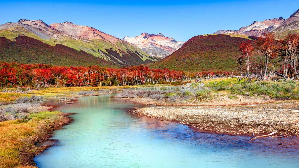 Tierra del Fuego, Argentina landscape scene