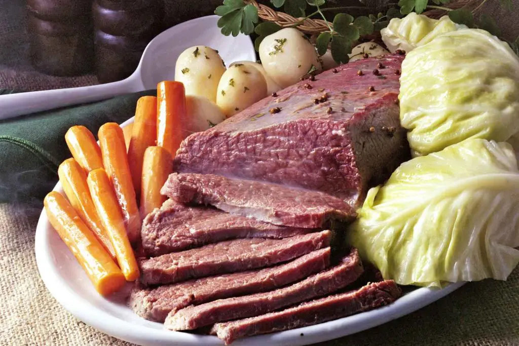 Irish food: Corned Beef and Cabbage