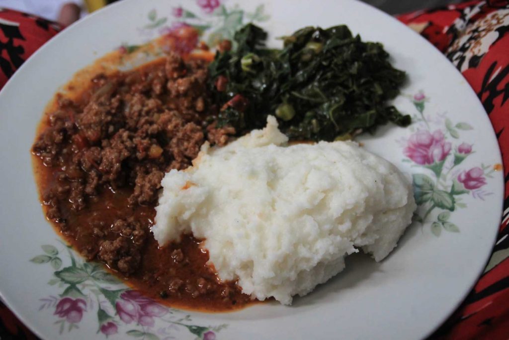 Namibian Food: Oshithima (Maize or Mahangu Pap)