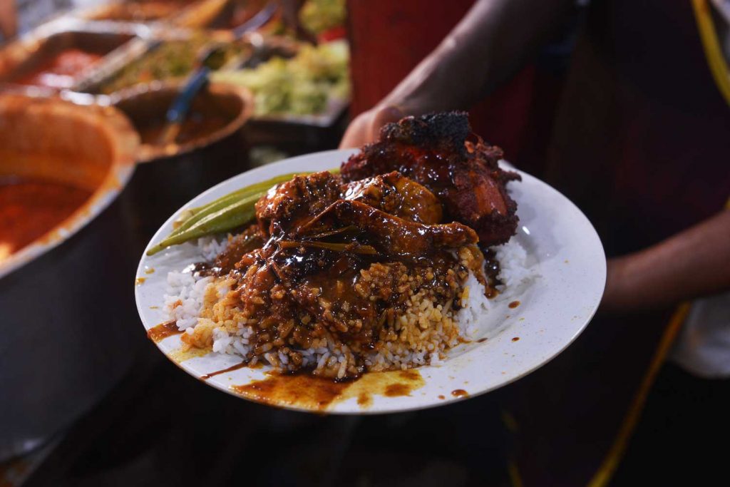 food presentation in malay