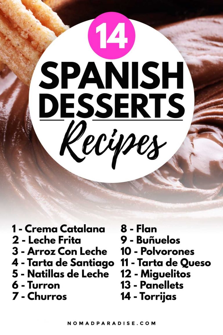 14 Most Popular Spanish Desserts with Recipes Nomad Paradise