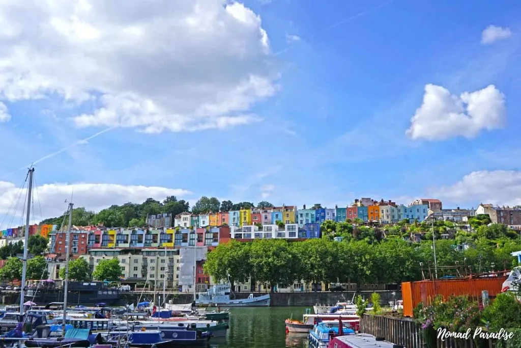 Colourful Houses of Clifton bristol