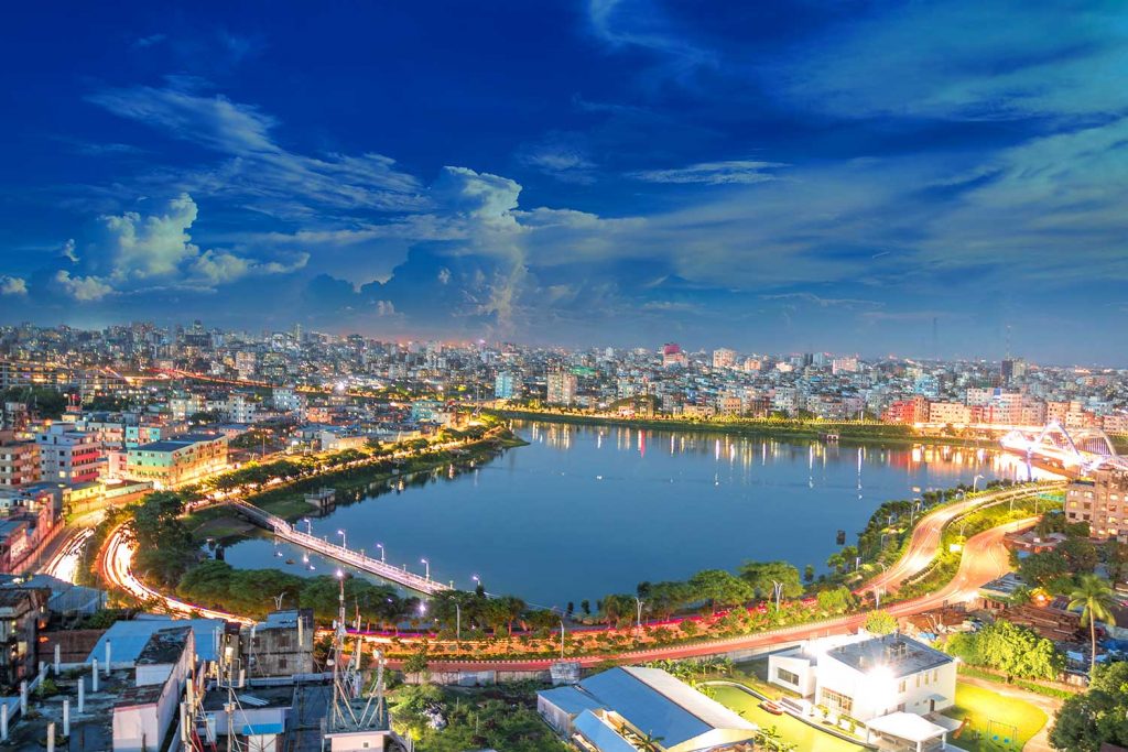 Dhaka City Skyline