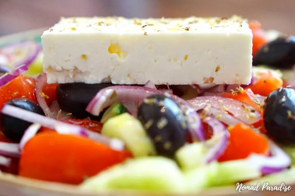 Greek Salad (up-close).