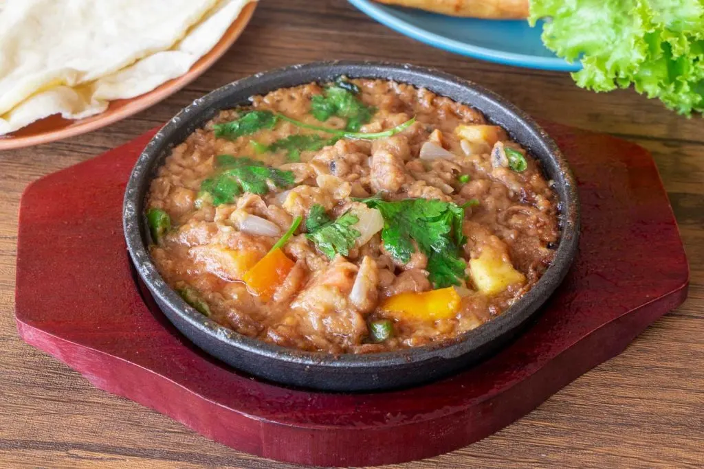 Ful Medames in a bowl on the table