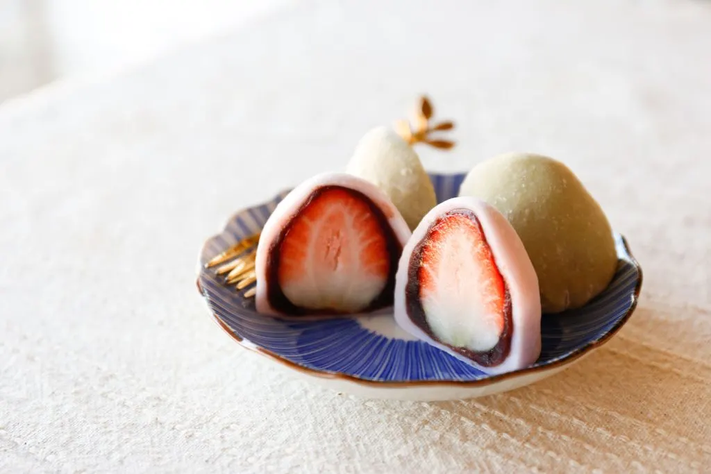 Mochi  Traditional Dessert From Japan