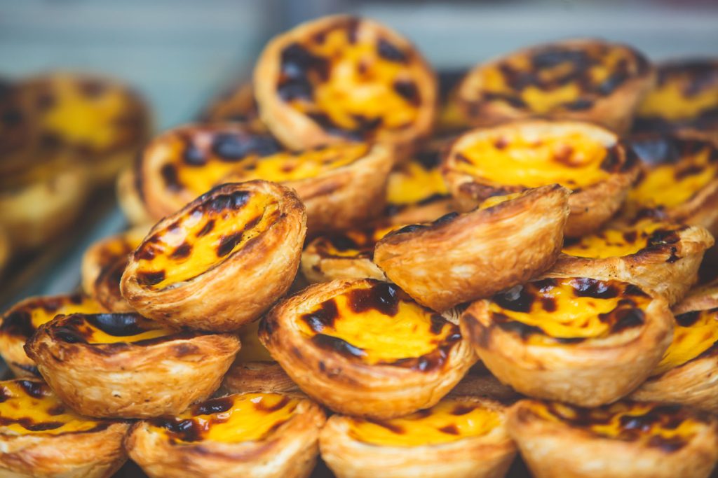 Pasteis de natas - portuguese dessert.