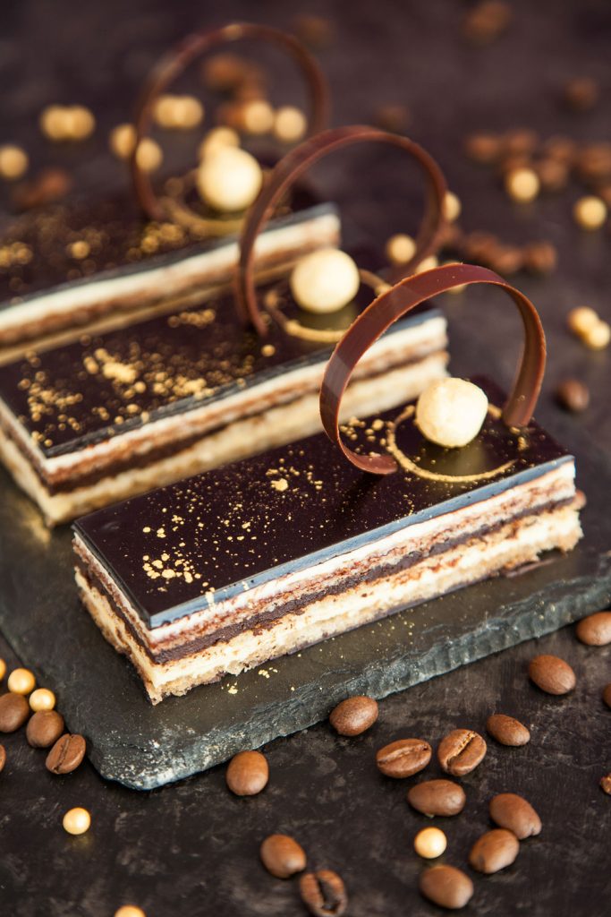 Opéra (Chocolate and Coffee Layered Cake).