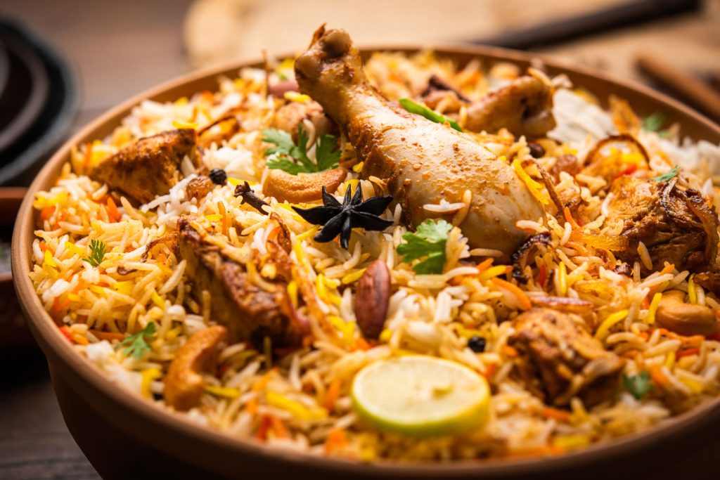 Dum Biryani.