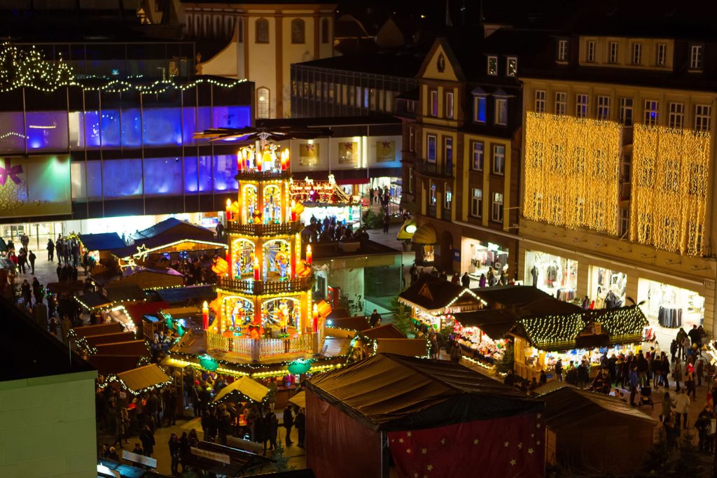 Christmas Market in Nuremberg, Germany.