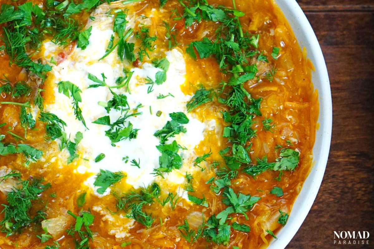 UkrainianInspired Sauerkraut Soup Recipe (Kapusniak) for a Nourishing