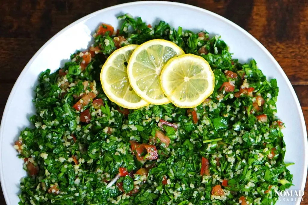Lebanese Food: Tabbouleh – Parsley Bulgur Salad 