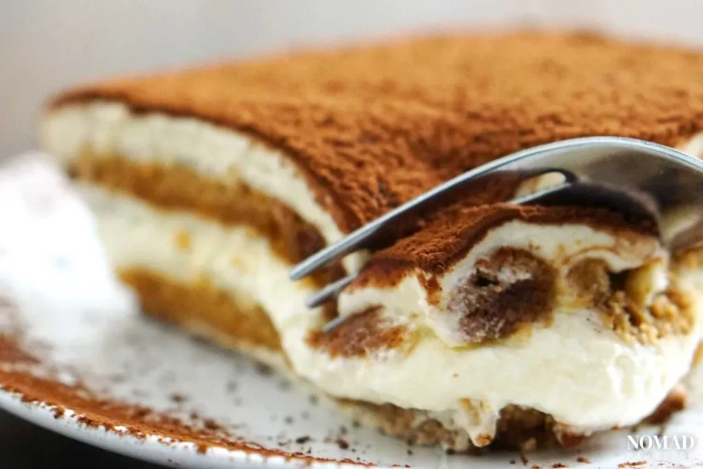 Tiramisu slice