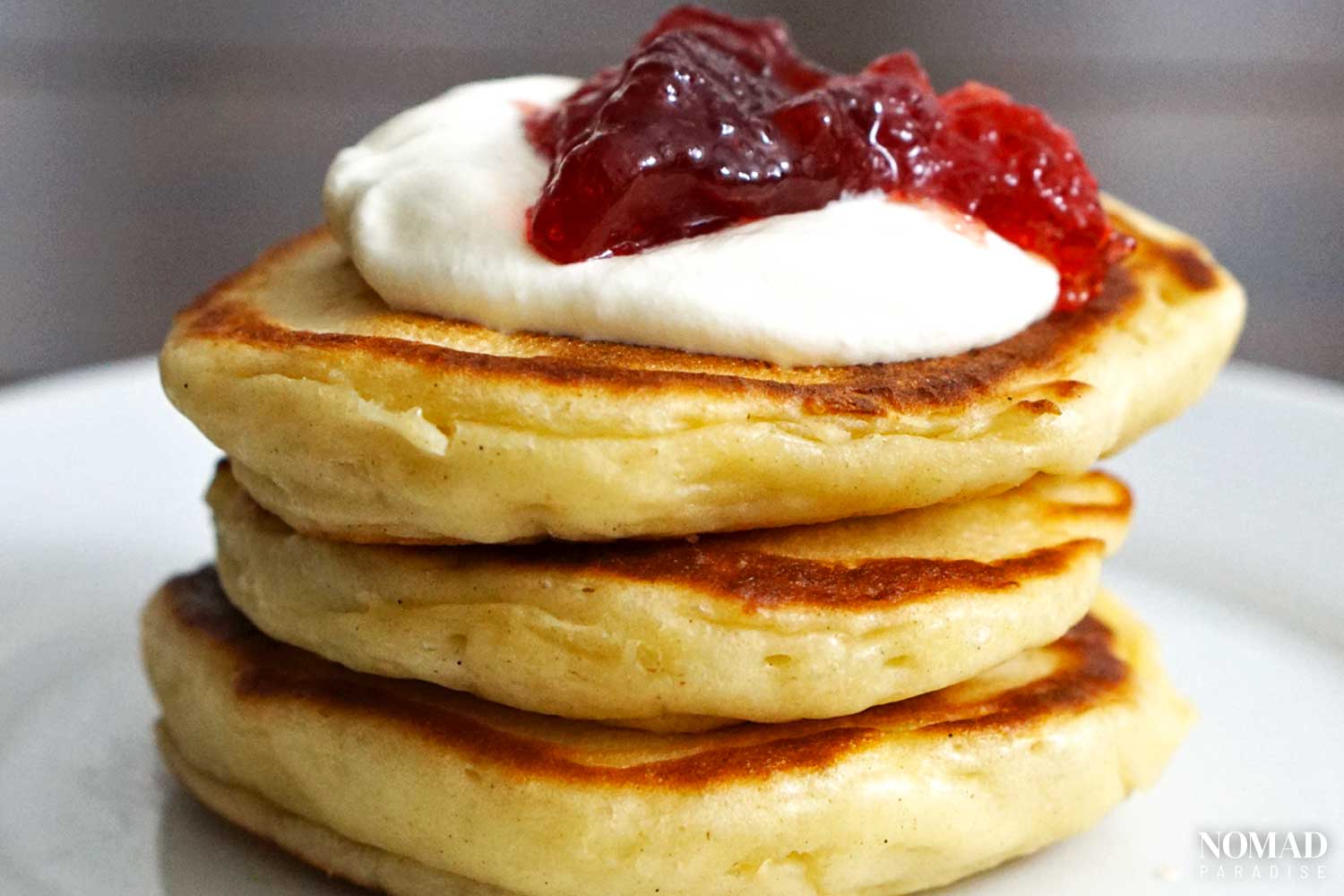 Thick and Wholesome Kefir Pancakes (Oladyi/Oladi) Recipe