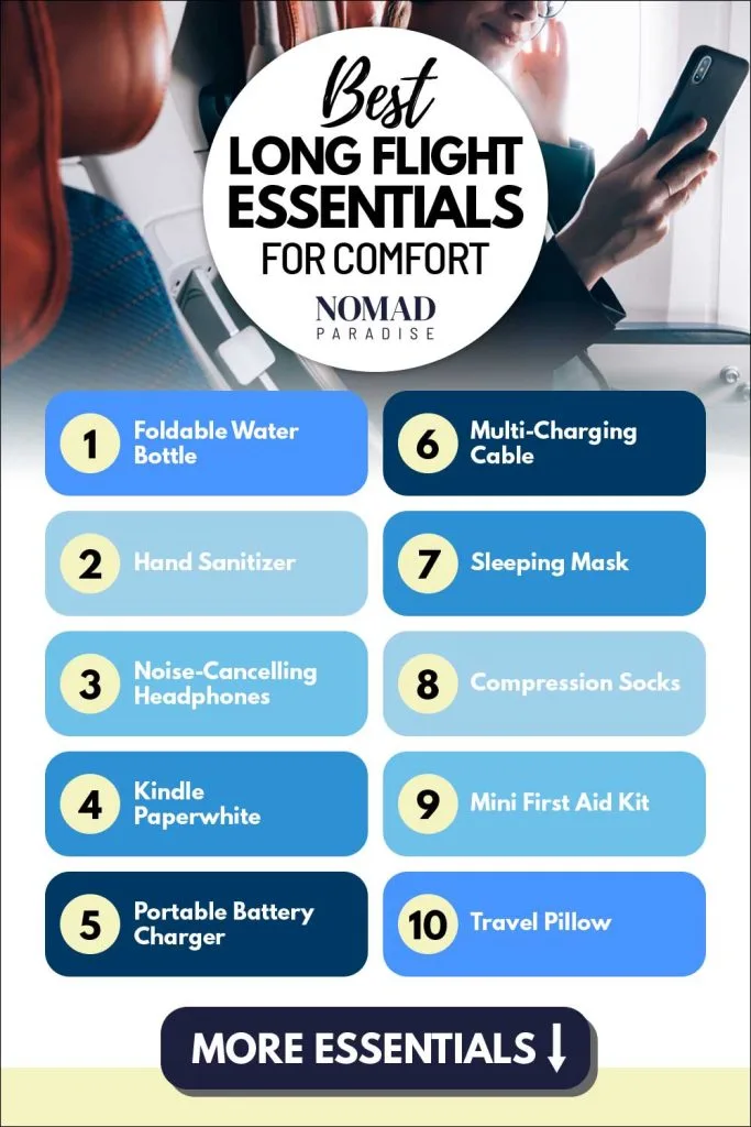 17 Best Long Flight Essentials for a Stress-Free Flight