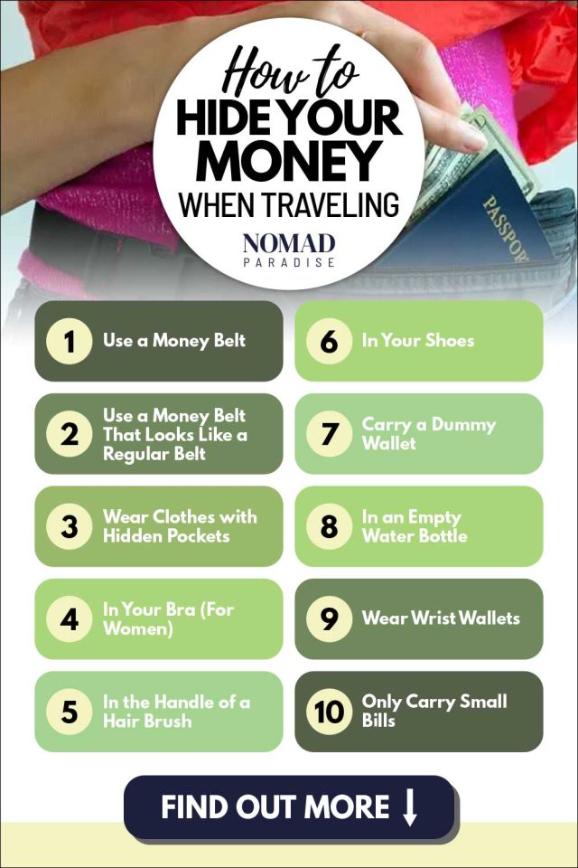 How to Hide Money When Traveling 10 Effective Methods Nomad Paradise