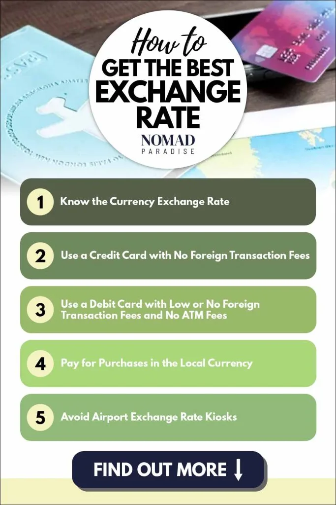 Do credit cards get the best exchange rate?