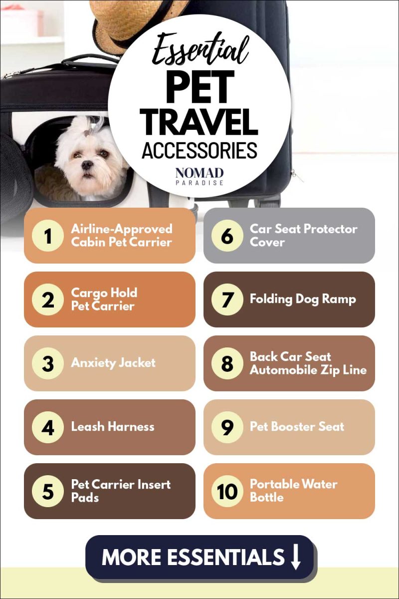 17 Essential Pet Travel Accessories for a StressFree Trip with Your