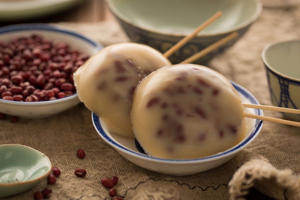 Rice Pudding on sticks