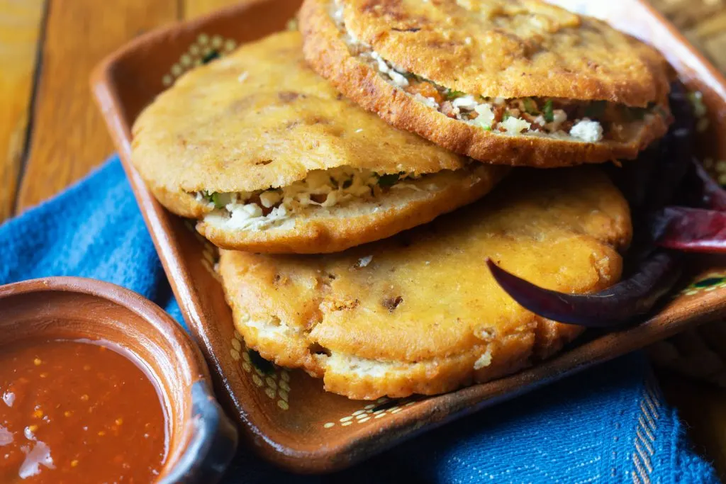Gorditas de Chicharron (Pork Rind Tortilla Pockets)
