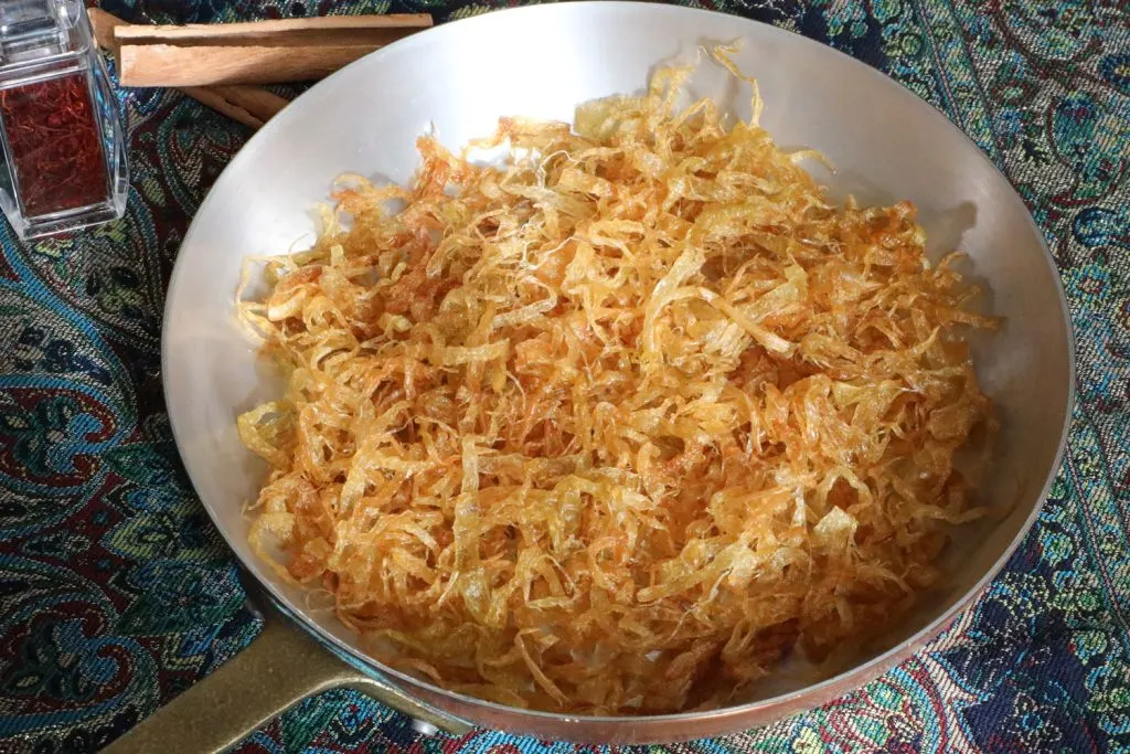 Persian fried onions