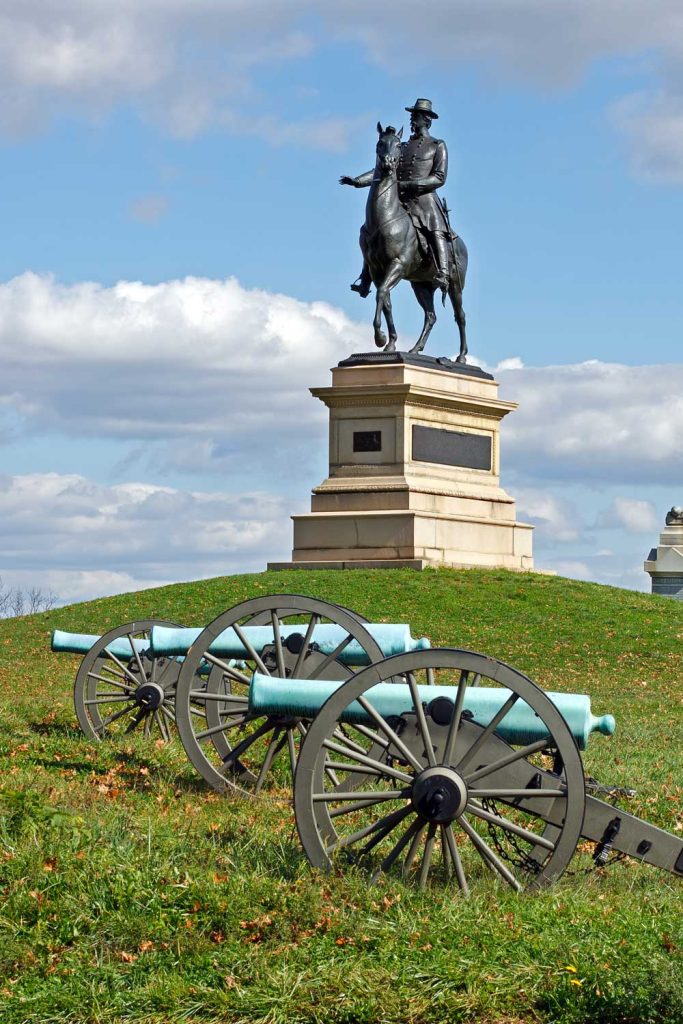 Major General Winfield Scott Hancock monument.