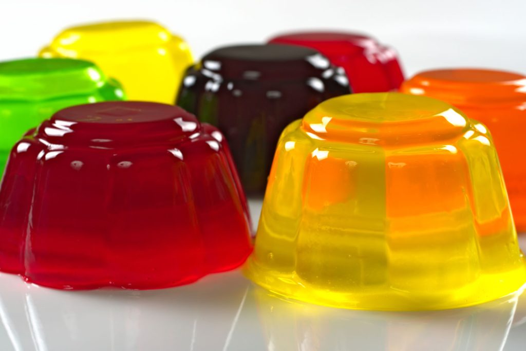 Jell-o (various colors)