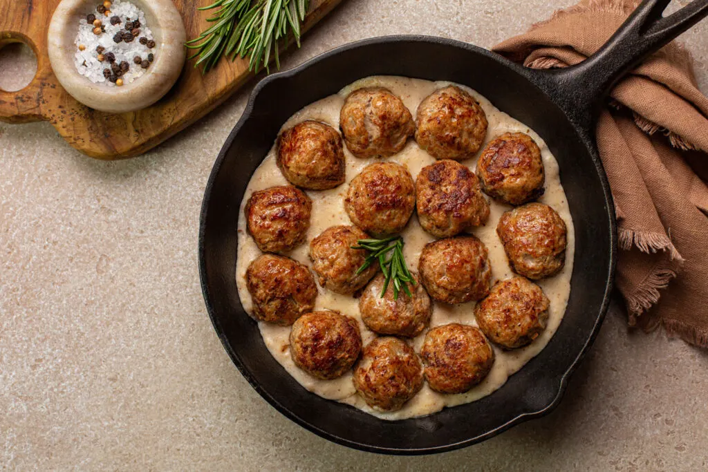 Homemade Swedish Meatballs