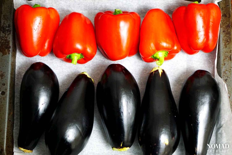 Zacusca Recipe (Roasted Eggplant and Bell Pepper Spread from Romania and Moldova)