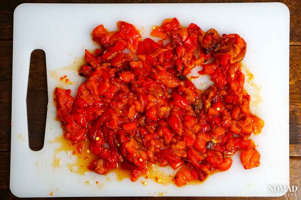 Zacusca Recipe (Roasted Eggplant and Bell Pepper Spread from Romania and Moldova)